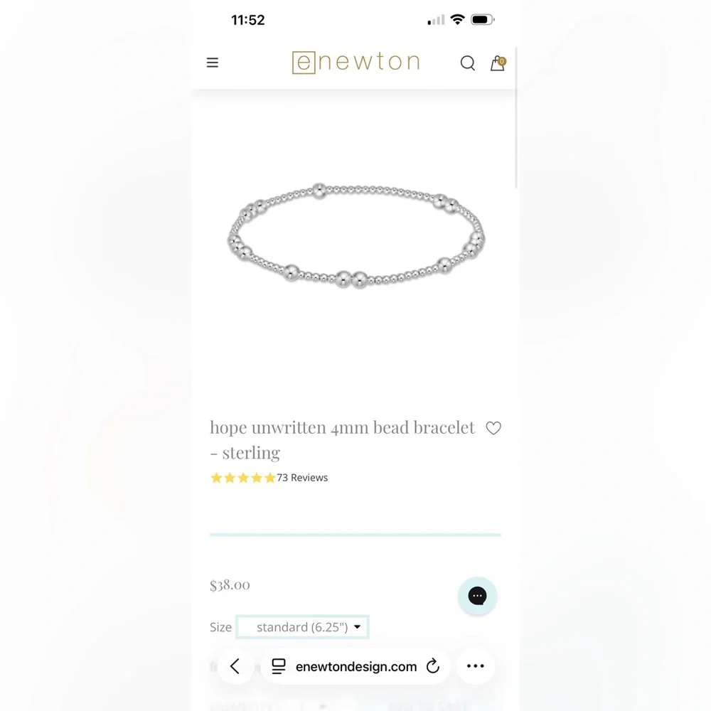 Enewton Set of 3 Hope Unwritten 4mm Sterling Silver Bracelets - Picture 2 of 4